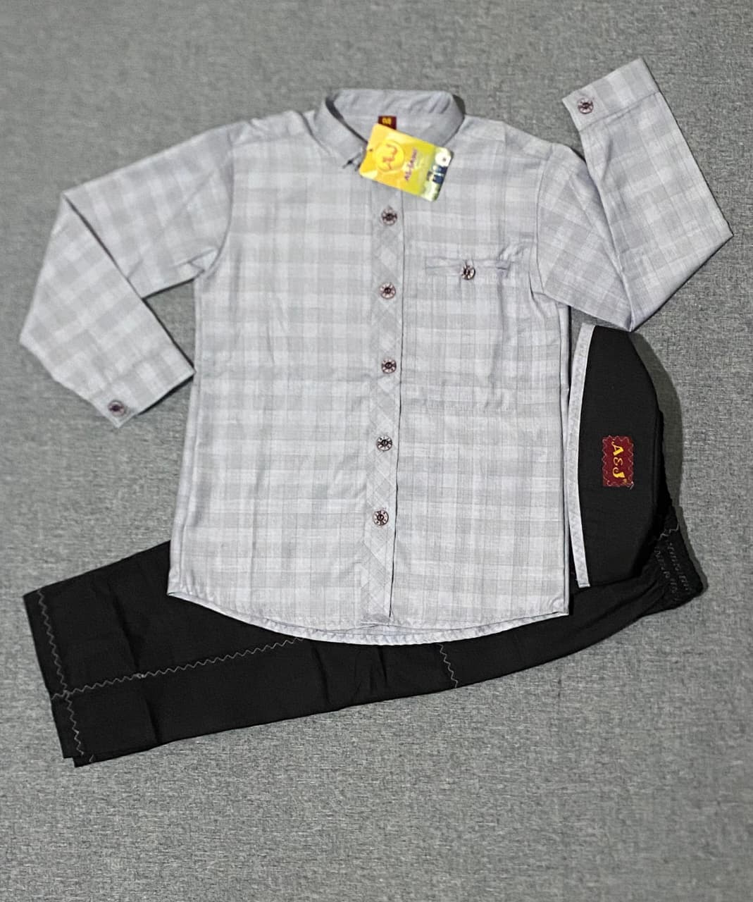 Kids Koko Shirt – Plaid Long Sleeve